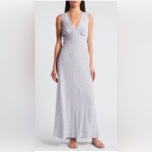 Treasure & Bond Lilac Floral Maxi Dress Purple